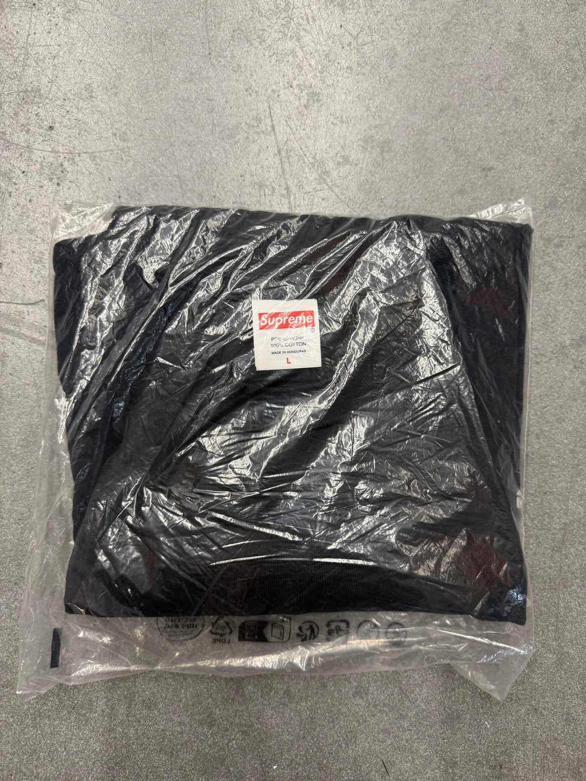 SS25 SUPREME SPONGEBOB CASTELLI RACING LONG SLEEVE TEE BLACK - LARGE