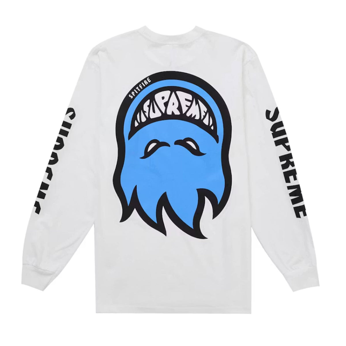 Supreme Spitfire Bighead L/S Tee White