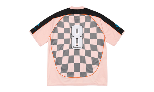 Checkerboard Soccer Jersey "SS26 - Light Pink" SU27981