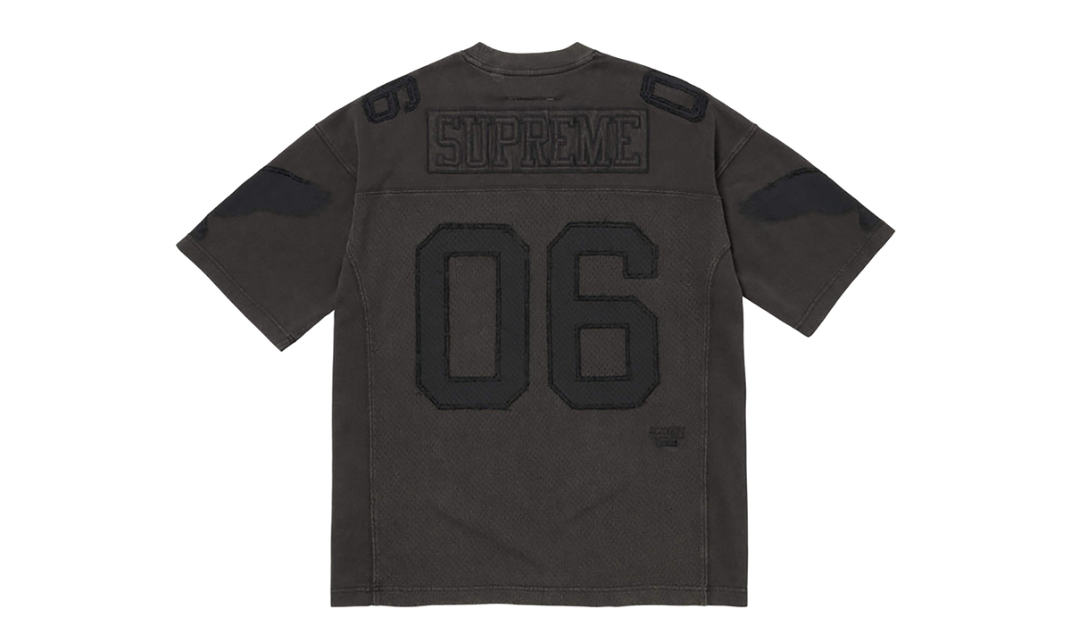 MM6 Maison Margiela Cotton Football Jersey "SS26 - Black" SU27175