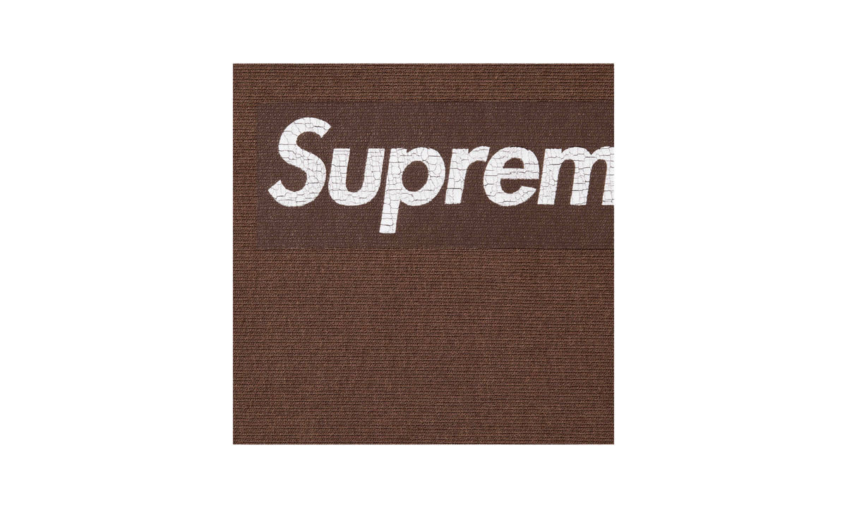 Washed Box Logo Crewneck "SS25 - Brown" SU25139