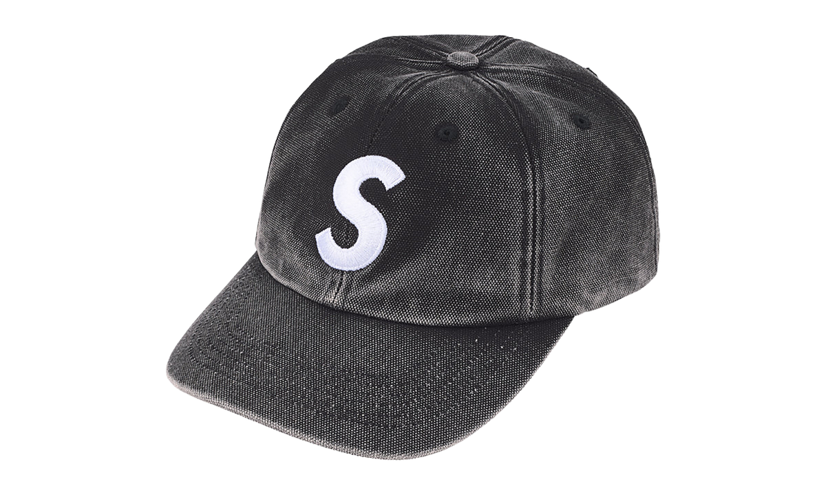 Pigment Coated S Logo 6-Panel "SS26 - Black" SU27308