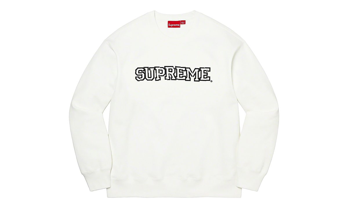 Shattered Logo Crewneck "FW21 - White" FW21SW44 WHT